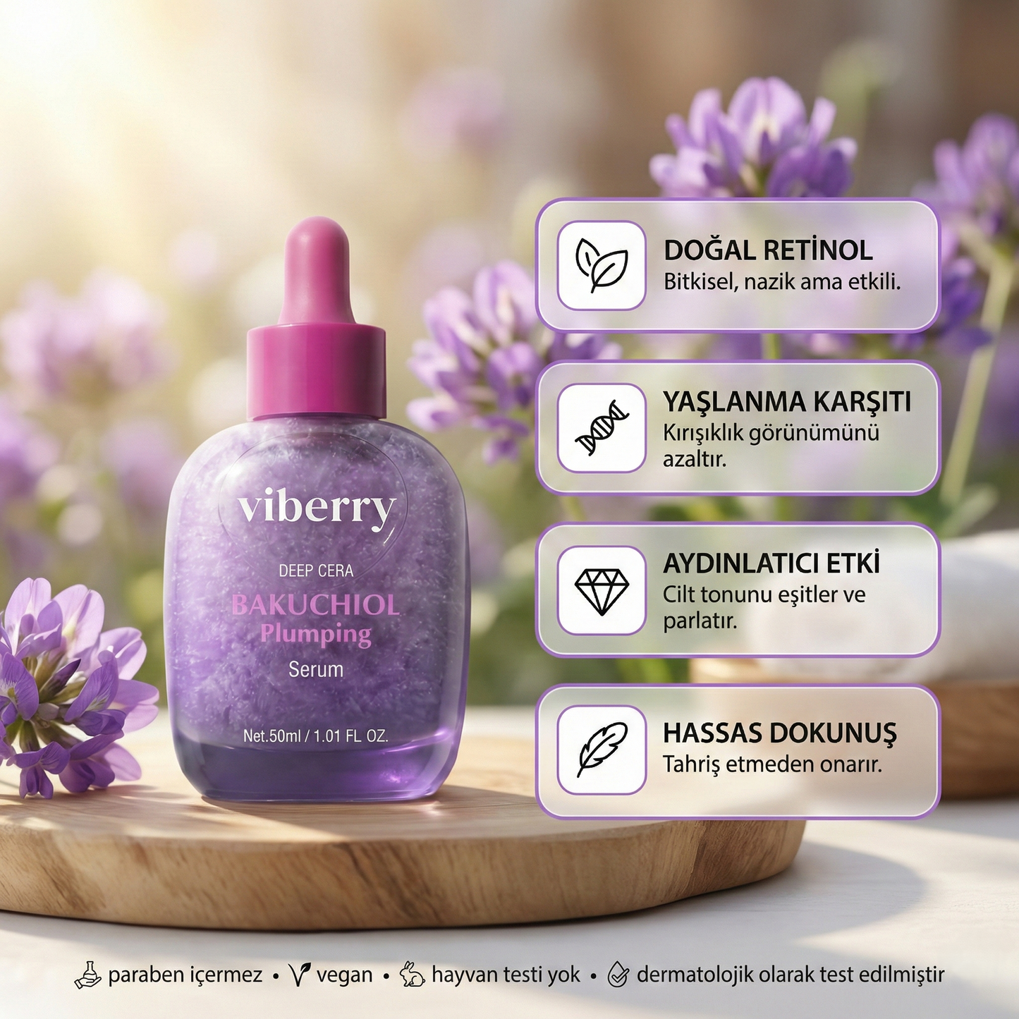 Viberry™ Bakuchiol Plumping Serum